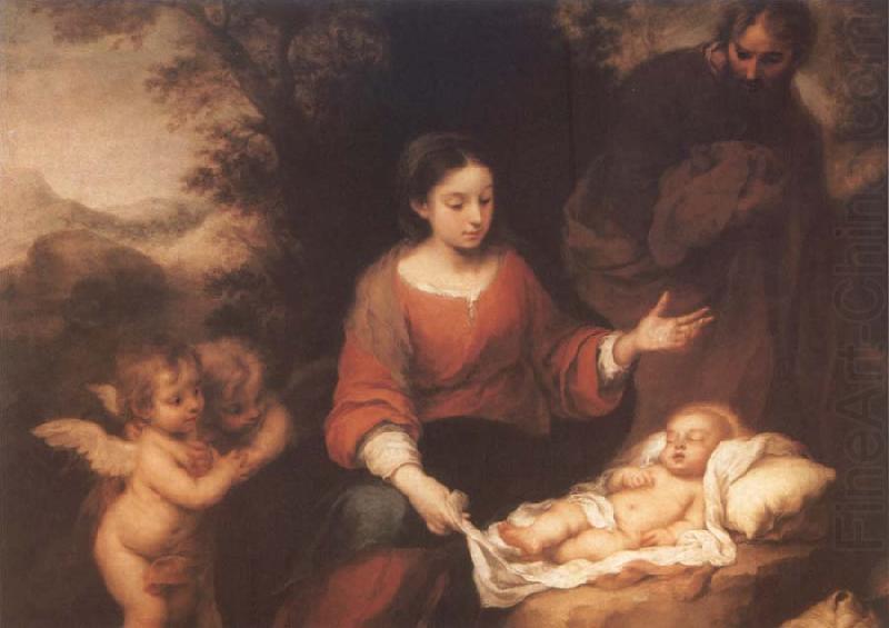 Bartolome Esteban Murillo Rest on the Flight into Egypt china oil painting image